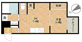 クレアトゥール岸辺1  ｜ 大阪府吹田市岸部中4丁目（賃貸アパート1DK・3階・31.56㎡） その2