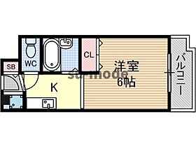 シャトー黒田  ｜ 大阪府茨木市舟木町（賃貸マンション1R・4階・21.00㎡） その2