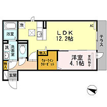 D-room空港南  ｜ 福岡県福岡市博多区金の隈2丁目（賃貸アパート1LDK・1階・41.01㎡） その2