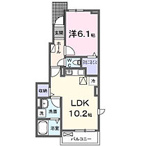 べルデュールII 101 ｜ 福岡県福岡市南区野多目4丁目6-17（賃貸アパート1LDK・1階・41.02㎡） その2