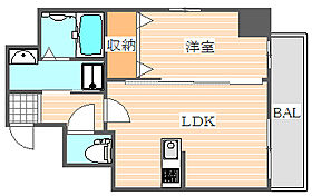 ウインステージ箱崎2  ｜ 福岡県福岡市東区箱崎2丁目（賃貸マンション1LDK・7階・34.12㎡） その2