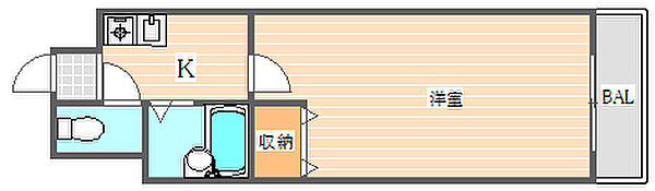 No.31　G-プロジェクト天神 ｜福岡県福岡市博多区築港本町(賃貸マンション1K・2階・24.69㎡)の写真 その2