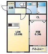 SunMark高宮南  ｜ 福岡県福岡市南区野間1丁目（賃貸アパート1LDK・1階・40.00㎡） その2