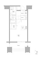 エンクレスト博多RIVERSIDE  ｜ 福岡県福岡市博多区住吉4丁目（賃貸マンション1R・5階・25.56㎡） その2