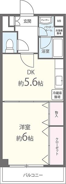 パインクレスト ｜大阪府東大阪市荒本西3丁目(賃貸アパート1DK・1階・31.12㎡)の写真 その2