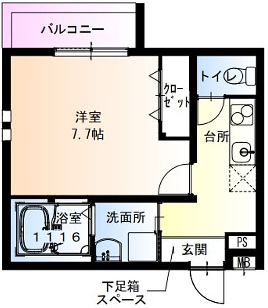 フジパレス俊徳道EAST 303｜大阪府東大阪市太平寺1丁目(賃貸アパート1K・3階・27.36㎡)の写真 その2