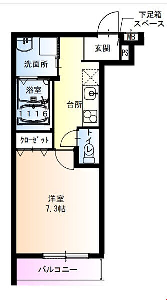 フジパレス俊徳道EAST 301｜大阪府東大阪市太平寺1丁目(賃貸アパート1K・2階・27.02㎡)の写真 その2