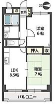 アドバンス渋川  ｜ 大阪府東大阪市渋川町1丁目8-27（賃貸マンション2LDK・5階・49.55㎡） その2