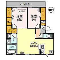 グランシャリオニッコー  ｜ 大阪府大阪市生野区中川2丁目23-5（賃貸アパート2LDK・3階・61.49㎡） その2