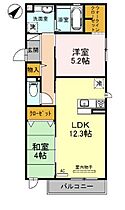 ボナールコート  ｜ 大阪府八尾市八尾木3丁目（賃貸アパート2LDK・1階・55.42㎡） その2