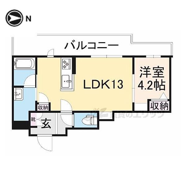 シャーメゾンＣｏｚｙＦｏｒｅｓｔ 303｜大阪府枚方市北中振３丁目(賃貸マンション1LDK・3階・41.99㎡)の写真 その2