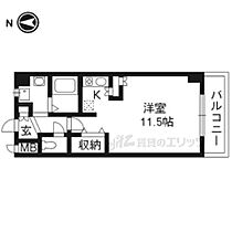 大阪府枚方市津田駅前１丁目（賃貸マンション1R・3階・28.65㎡） その2