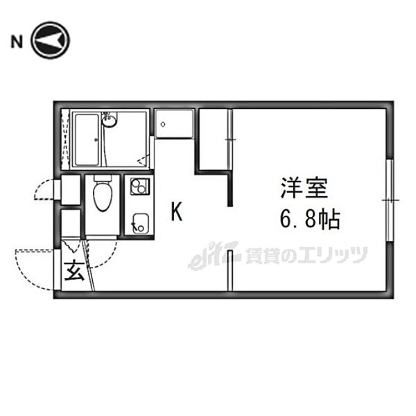 レオパレスＯＨＩIV 109｜大阪府枚方市松丘町(賃貸アパート1K・1階・23.18㎡)の写真 その2