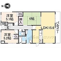 ライフヒルズ富雄  ｜ 奈良県奈良市富雄元町３丁目（賃貸マンション3LDK・2階・64.03㎡） その2