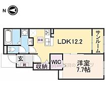 ハイフィールドIII 102 ｜ 奈良県奈良市高畑町（賃貸アパート1LDK・1階・50.14㎡） その2