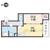 ジーメゾン奈良エルカーサ 302 ｜ 奈良県奈良市法蓮町（賃貸アパート1DK・3階・27.47㎡） その2