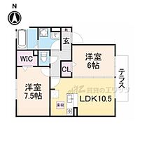 奈良県北葛城郡広陵町大字萱野（賃貸アパート2LDK・1階・55.30㎡） その2