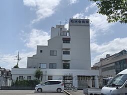 石洲会病院まで1400メートル