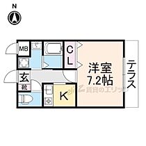 グラン・リーオ富雄 201 ｜ 奈良県奈良市三碓町（賃貸マンション1K・2階・26.80㎡） その2