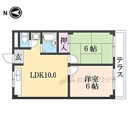 コートソレイユ 2LDKの間取図画像