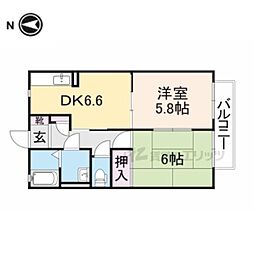 間取図画像 2DK