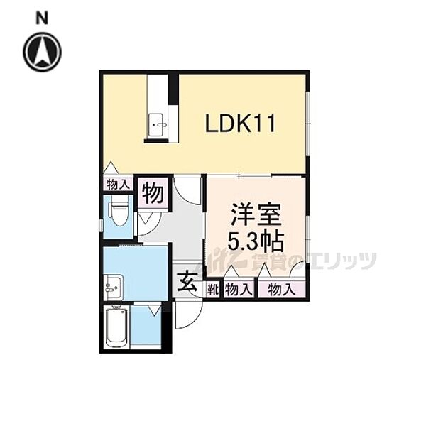 アガーペかなはし 105｜奈良県橿原市曲川町(賃貸アパート1LDK・1階・41.70㎡)の写真 その2