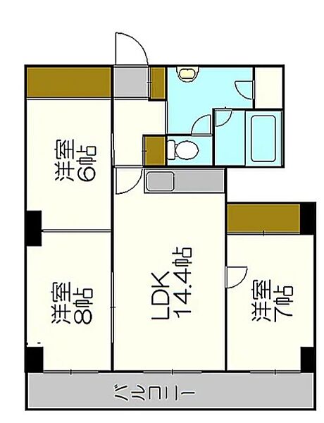 間取りを拡大表示