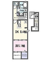 ソルテ・エスペランサ 201 ｜ 埼玉県熊谷市久下4丁目37（賃貸アパート1DK・2階・38.81㎡） その2