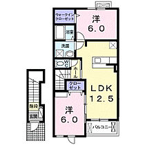 メゾン　ド　ルミエール　II 202 ｜ 群馬県高崎市新町3250-1（賃貸アパート2LDK・2階・58.90㎡） その2