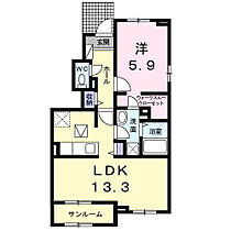 エスタムール 101 ｜ 群馬県高崎市東貝沢町3丁目15-31（賃貸アパート1LDK・1階・51.76㎡） その2