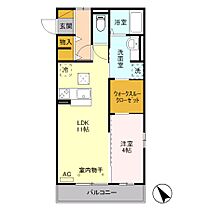 アゼリアヒルズ 101 ｜ 群馬県伊勢崎市茂呂町2丁目3551-2（賃貸アパート1LDK・1階・41.95㎡） その2