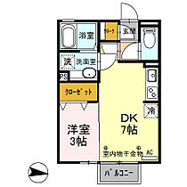 Ｈｅａｌｉｎ’ Ｇｒｏｖｅ　Ｎ 203 ｜ 群馬県藤岡市森518（賃貸アパート1DK・2階・29.25㎡） その2