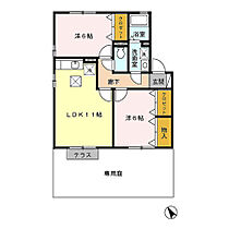 ベルサード　Ａ A102 ｜ 群馬県伊勢崎市太田町1202-1（賃貸アパート2LDK・1階・55.45㎡） その2