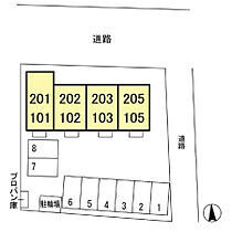 レグルス 201 ｜ 群馬県伊勢崎市堀口町855-1（賃貸アパート1R・2階・30.03㎡） その3