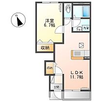 コンフォール赤城 0103 ｜ 埼玉県熊谷市赤城町1丁目（賃貸アパート1LDK・1階・44.95㎡） その2