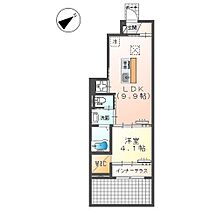 エアル 102 ｜ 群馬県伊勢崎市宮子町（賃貸アパート1LDK・1階・36.48㎡） その2