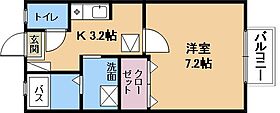 プリシェールキャッスルB棟  ｜ 滋賀県草津市岡本町（賃貸アパート1K・1階・26.42㎡） その2