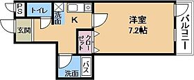 グランドヒル瀬田  ｜ 滋賀県大津市大萱1丁目（賃貸マンション1K・5階・24.63㎡） その2