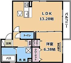 Flat Comfy  ｜ 滋賀県大津市玉野浦（賃貸アパート1LDK・1階・47.58㎡） その2