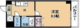 APEX FLAT  ｜ 滋賀県草津市西渋川1丁目（賃貸マンション1K・2階・25.40㎡） その2