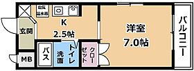 ルミナスコマイ  ｜ 滋賀県草津市野路東2丁目（賃貸マンション1K・2階・21.00㎡） その2