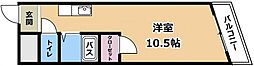 トータルエステートビル ワンルームの間取図画像