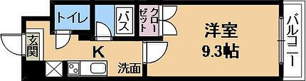 アートプラザ124 ｜滋賀県草津市野路東4丁目(賃貸マンション1K・3階・26.94㎡)の写真 その2