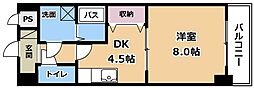 ジラソーレ 1DKの間取図画像