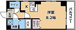 KDXレジデンス南草津 ワンルームの間取図画像