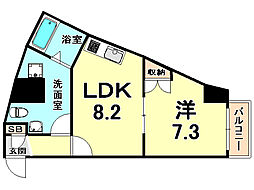 間取図画像 1LDK
