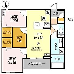物件の間取り
