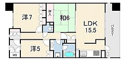 西宮門戸アーバンライフパークヴィレ 3LDKの間取図画像