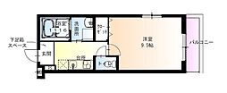 フジパレス西宮久寿川 1Kの間取図画像