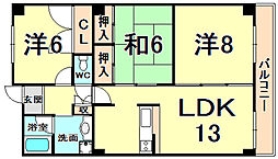 アミューズメント1番館 3LDKの間取図画像